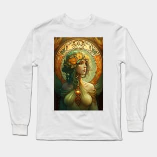 Gaia - The Goddess of Nature Long Sleeve T-Shirt